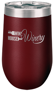 Maroon Wine Tumbler